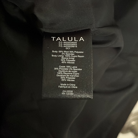 Talula Charcoal Gray Blazer in Size 4 - Picture 4 of 4